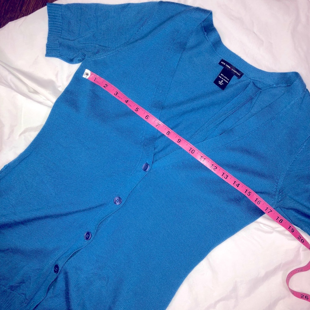 ๐๐3 for $20 NY and company short sleeve cardigan - Picture 6 of 7